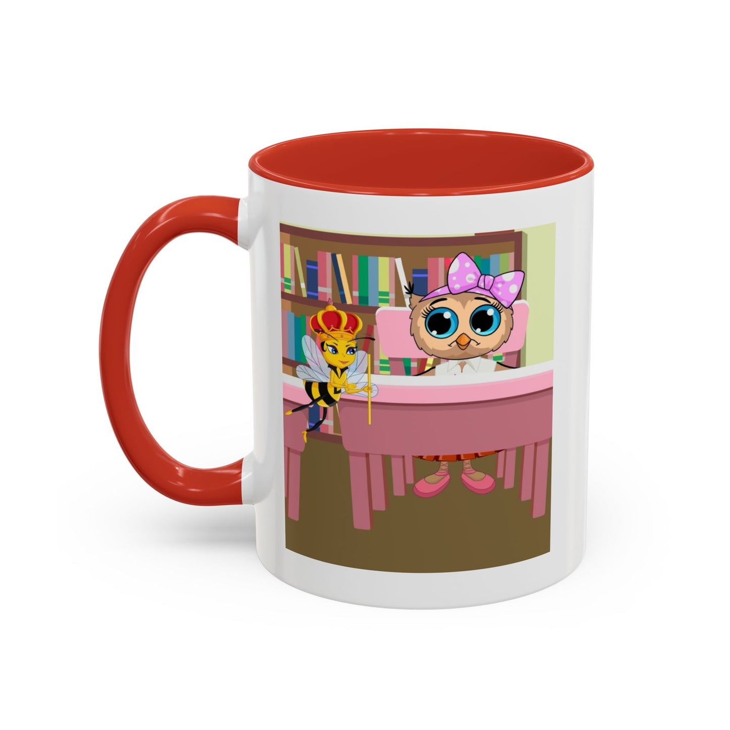 Loretta Owl and Miss Honey Mug | Accent Coffee Mug