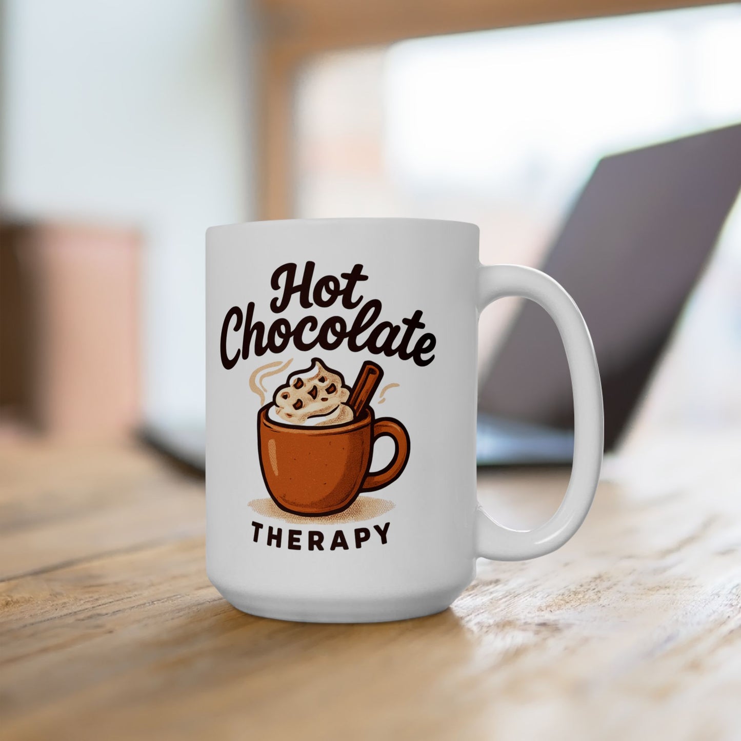 Copy of Hot Chocolate Therapy Mug | Ceramic Coffee Cup (11oz, 15oz)