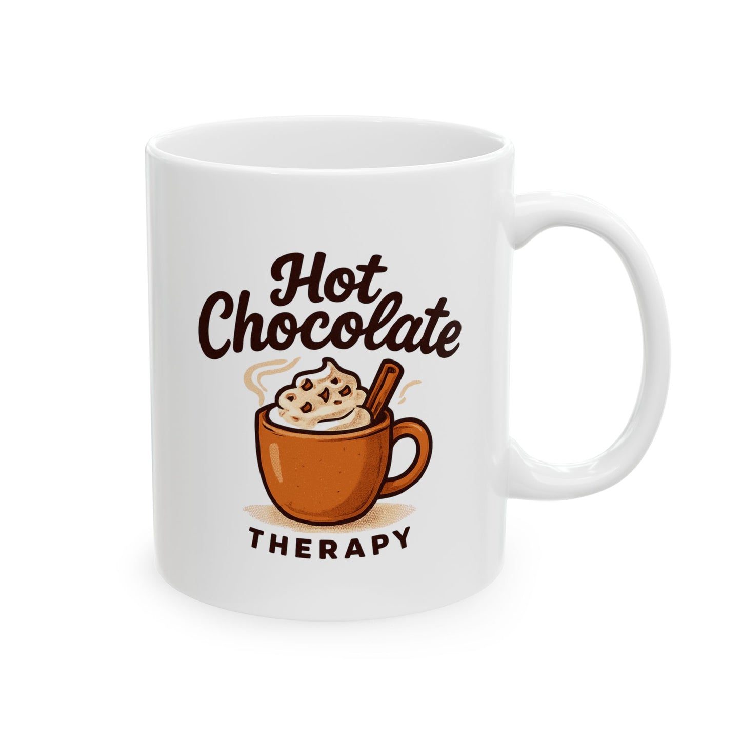 Copy of Hot Chocolate Therapy Mug | Ceramic Coffee Cup (11oz, 15oz)
