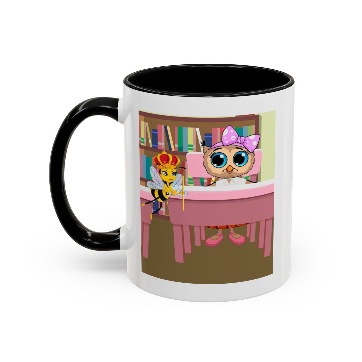 Loretta Owl and Miss Honey Mug | Accent Coffee Mug