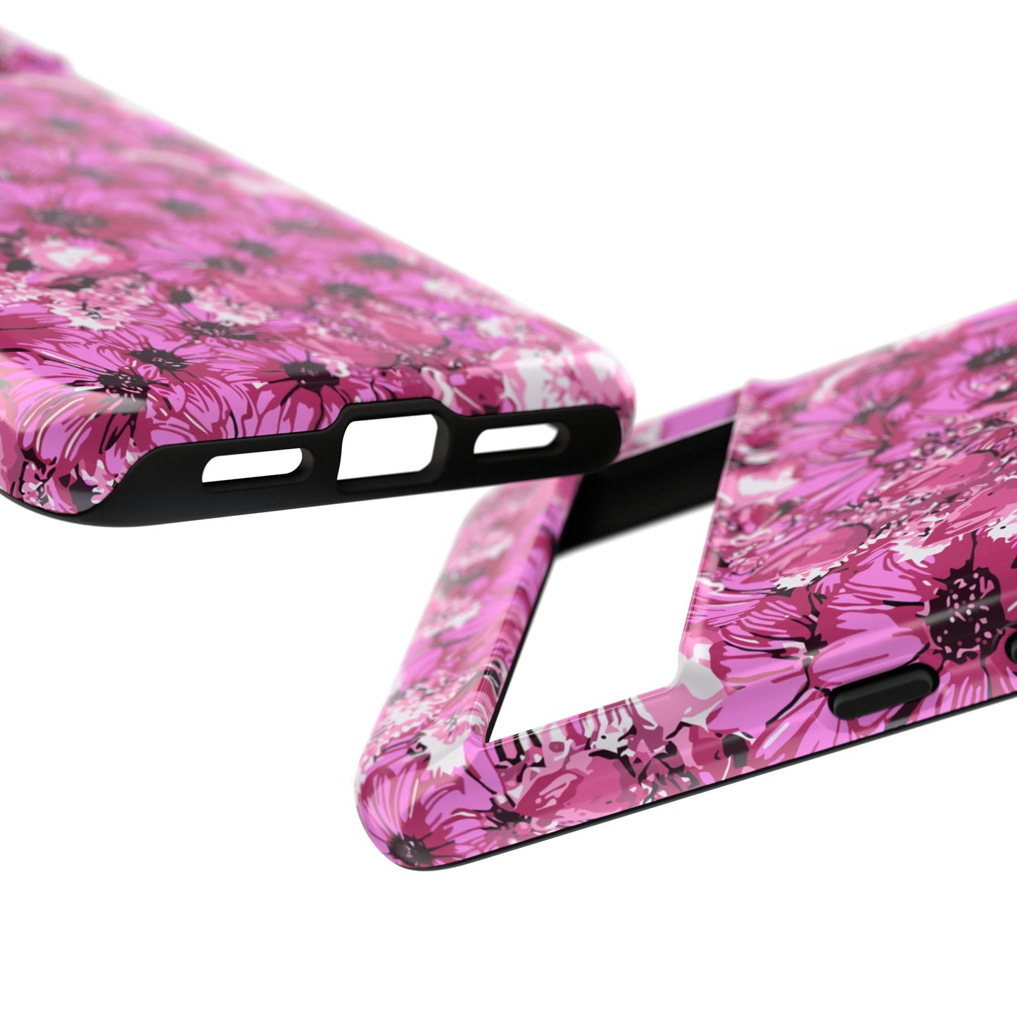 Pink Petal Garden Phone Case (iPhone/Google Pixel) | Phone Case, Pink Daisy Design