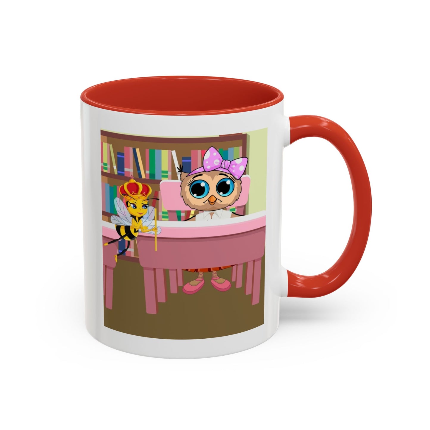 Loretta Owl and Miss Honey Mug | Accent Coffee Mug