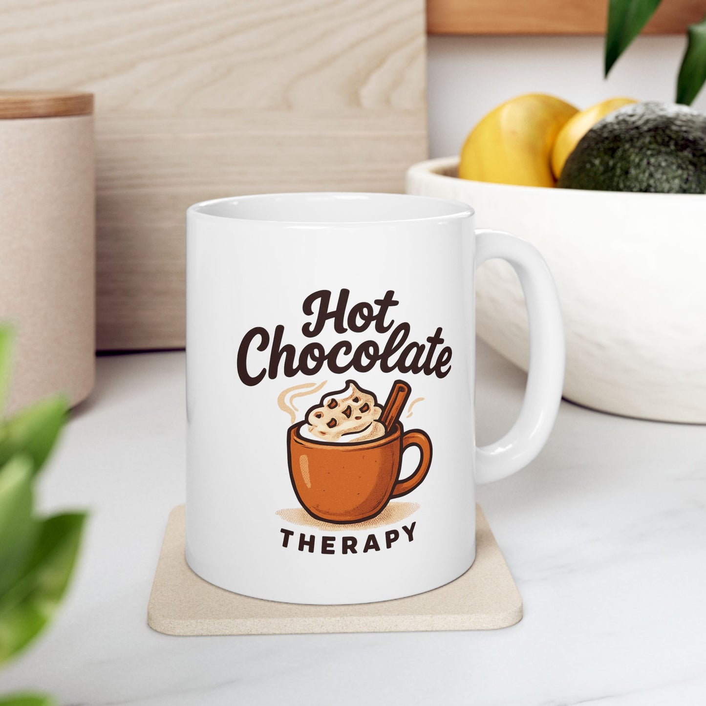 Copy of Hot Chocolate Therapy Mug | Ceramic Coffee Cup (11oz, 15oz)