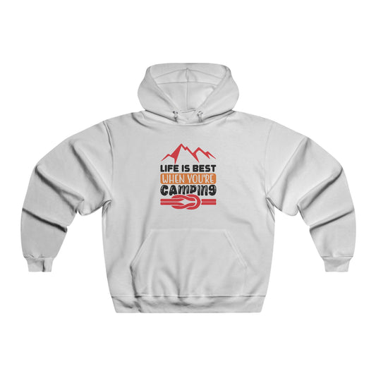 Life Is Best When Youre Camping hoodie, hooded sweatshirt | camping mountains outdoors