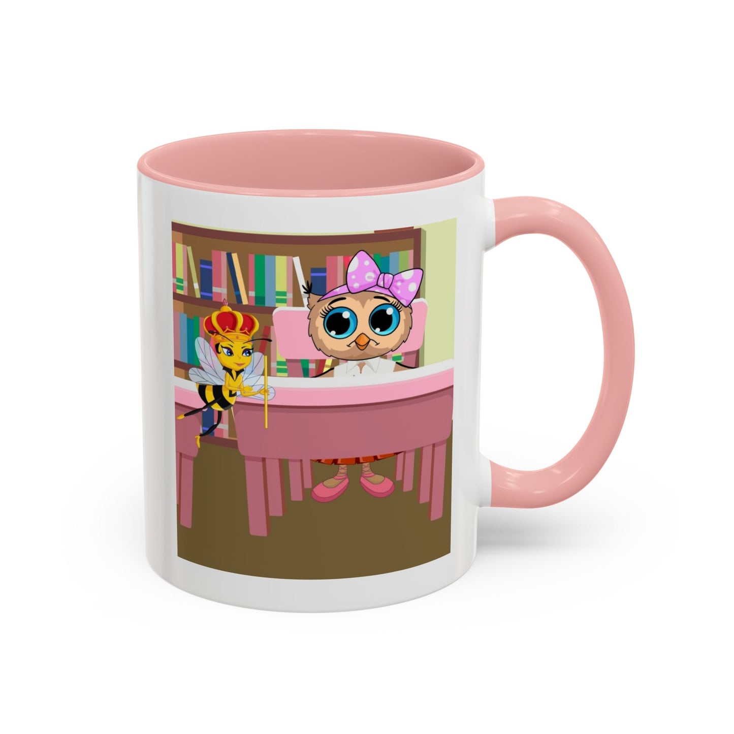 Loretta Owl and Miss Honey Mug | Accent Coffee Mug