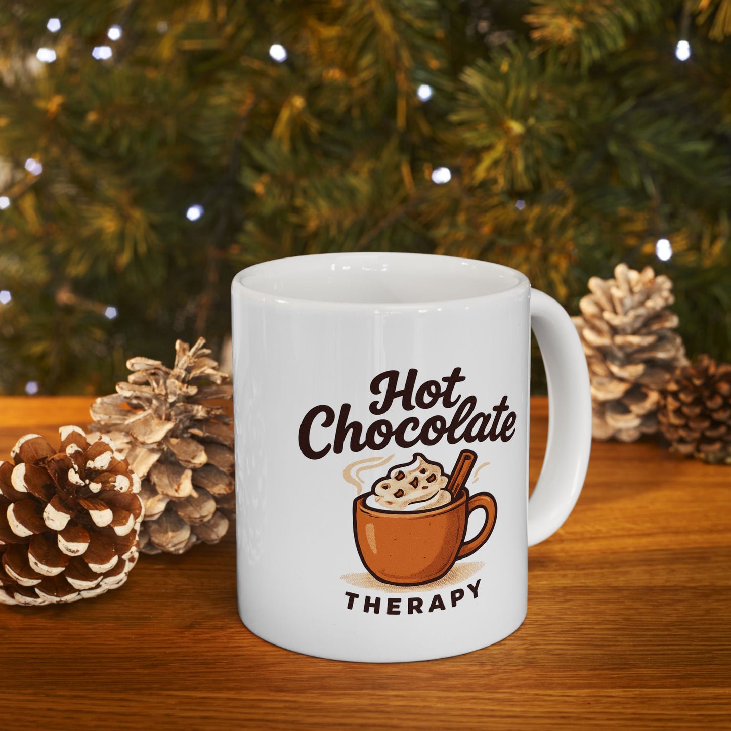 Copy of Hot Chocolate Therapy Mug | Ceramic Coffee Cup (11oz, 15oz)