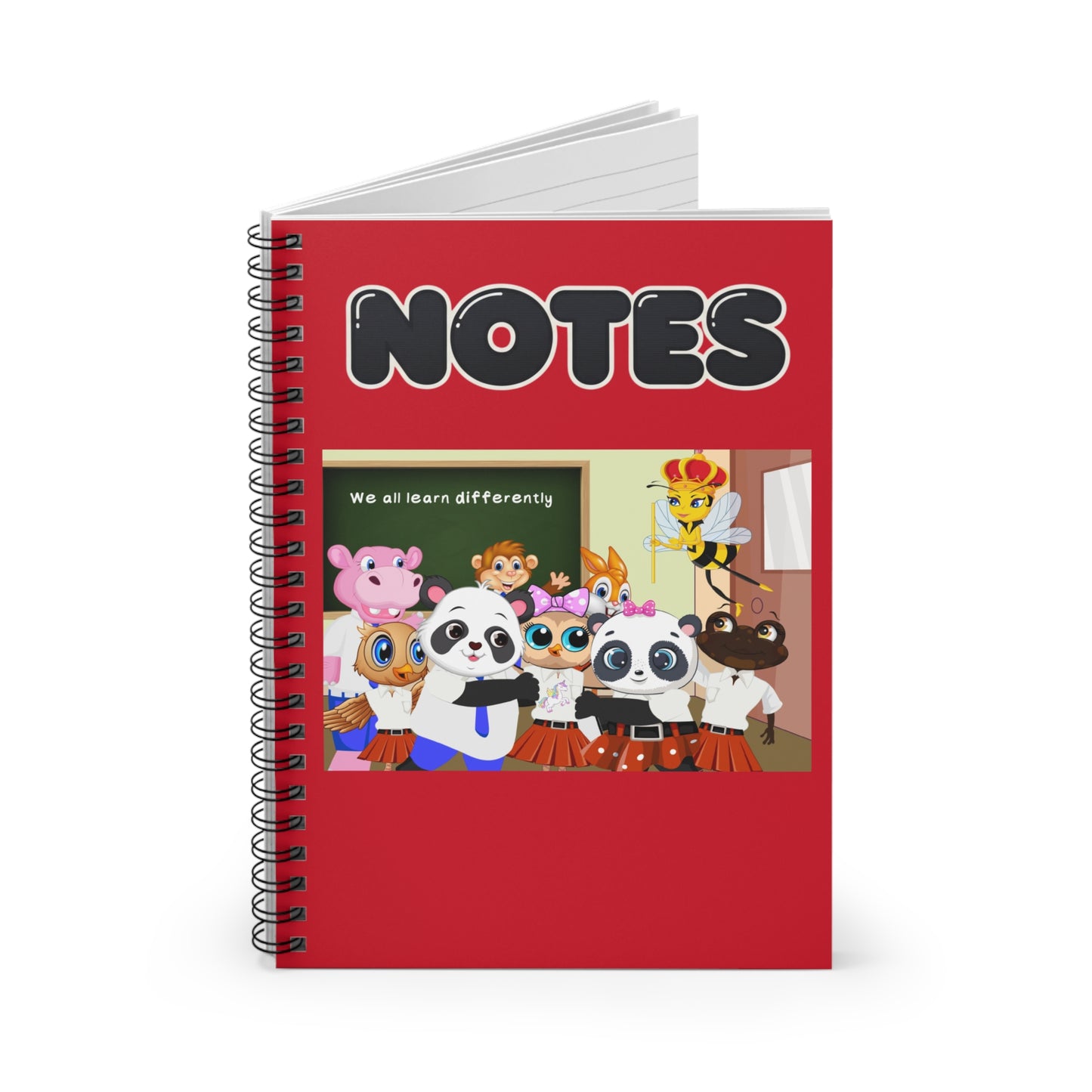 Loretta Owl and Friends Notebook | Spiral Ruled Notes