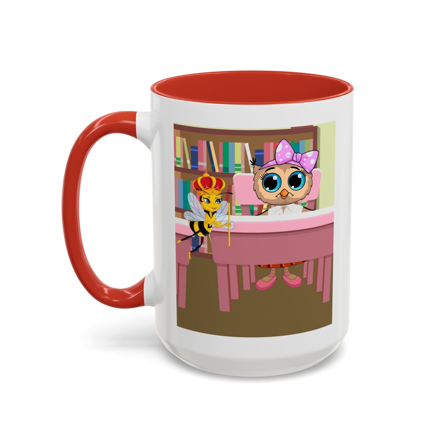 Loretta Owl and Miss Honey Mug | Accent Coffee Mug