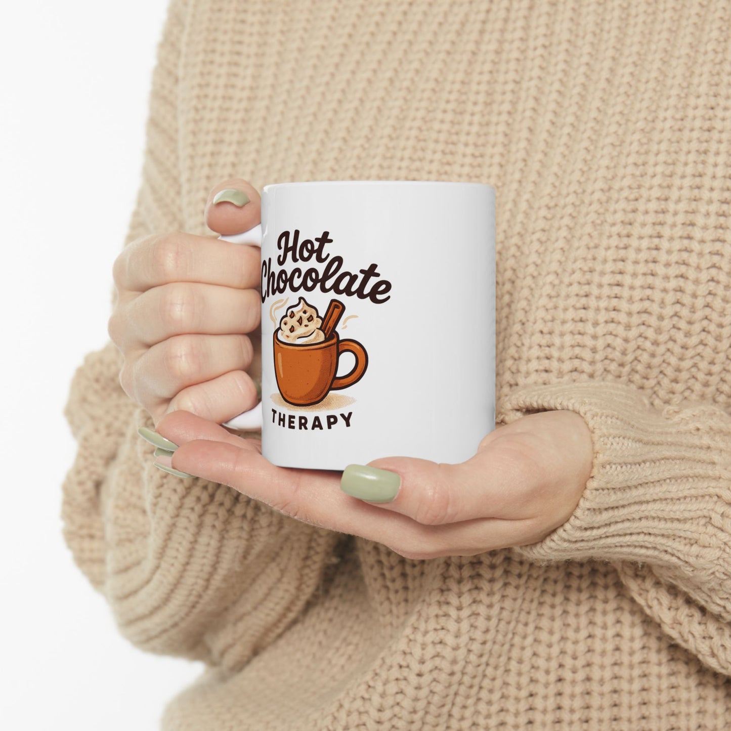 Copy of Hot Chocolate Therapy Mug | Ceramic Coffee Cup (11oz, 15oz)