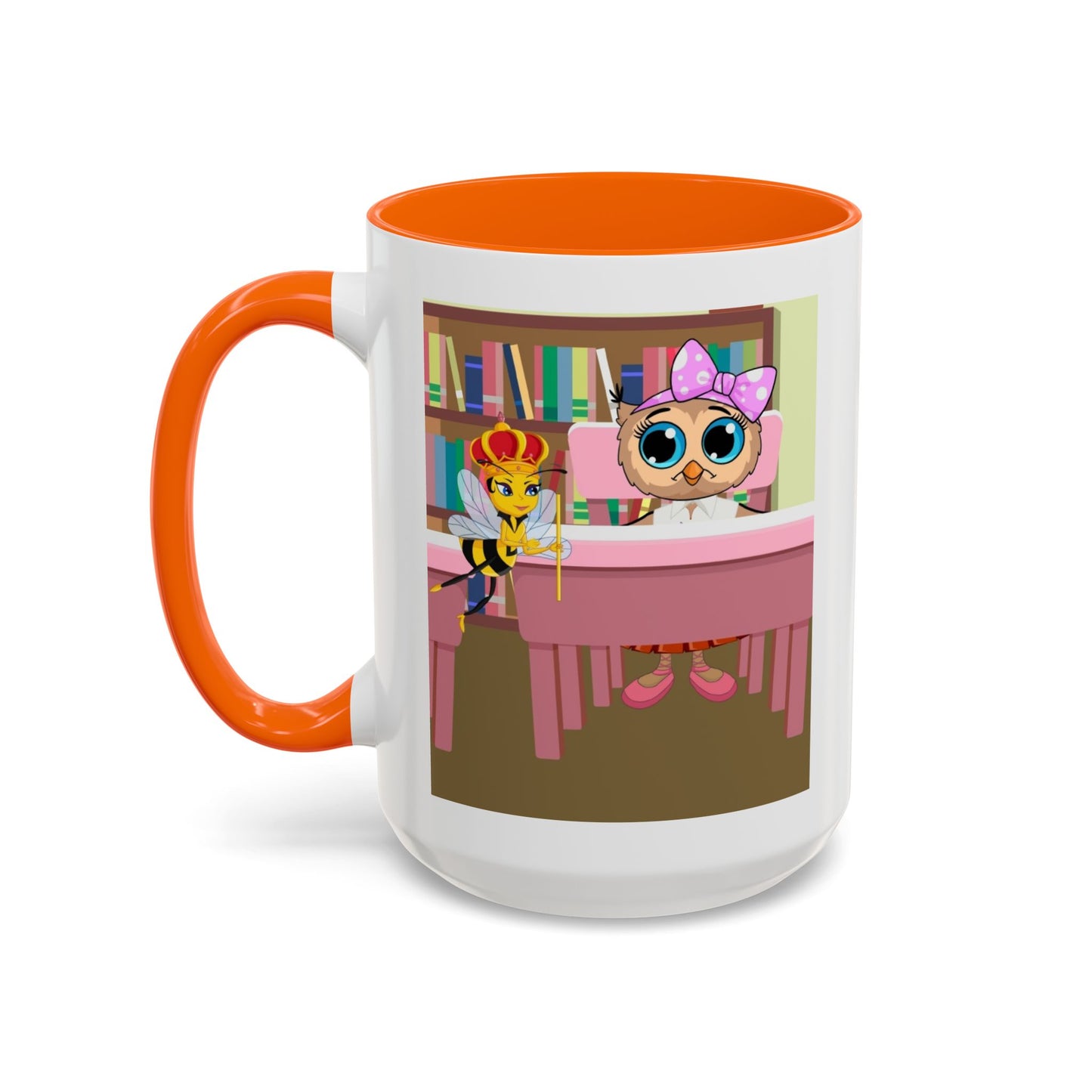 Loretta Owl and Miss Honey Mug | Accent Coffee Mug